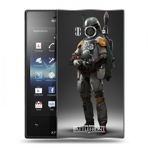 Дизайнерский пластиковый чехол для Sony Xperia acro S Star Wars Battlefront