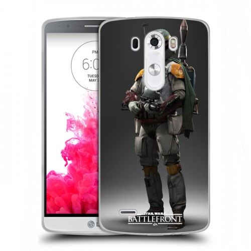 Дизайнерский силиконовый чехол для LG G3 (Dual-LTE) Star Wars Battlefront