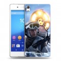 Дизайнерский пластиковый чехол для Sony Xperia Z3+ Star Wars Battlefront