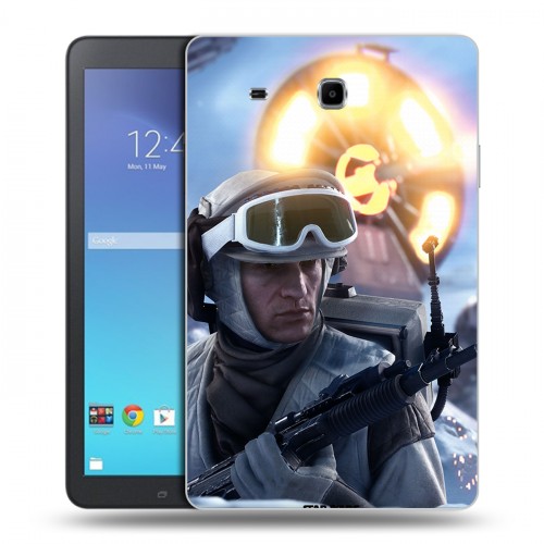 Дизайнерский силиконовый чехол для Samsung Galaxy Tab E 9.6 Star Wars Battlefront