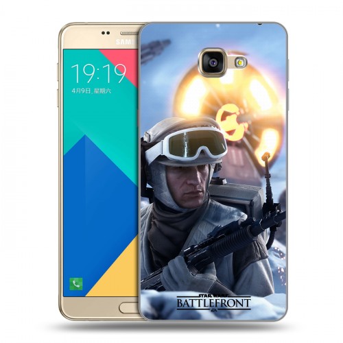 Дизайнерский силиконовый чехол для Samsung Galaxy A9 Star Wars Battlefront