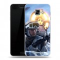 Дизайнерский пластиковый чехол для Samsung Galaxy C5 Star Wars Battlefront