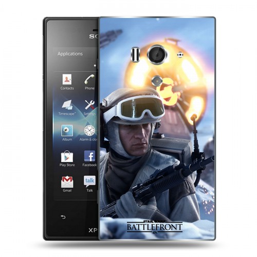 Дизайнерский пластиковый чехол для Sony Xperia acro S Star Wars Battlefront