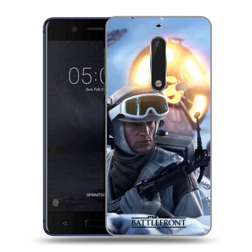 Дизайнерский пластиковый чехол для Nokia 5 Star Wars Battlefront