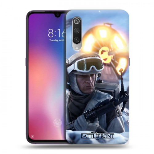 Дизайнерский силиконовый с усиленными углами чехол для Xiaomi Mi9 Star Wars Battlefront