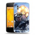 Дизайнерский пластиковый чехол для LG Google Nexus 4 Star Wars Battlefront