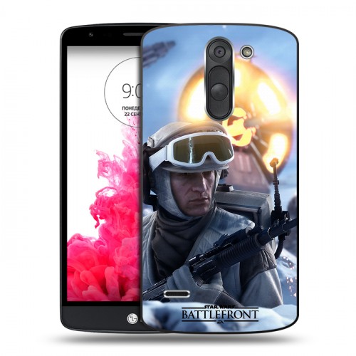 Дизайнерский пластиковый чехол для LG G3 Stylus Star Wars Battlefront