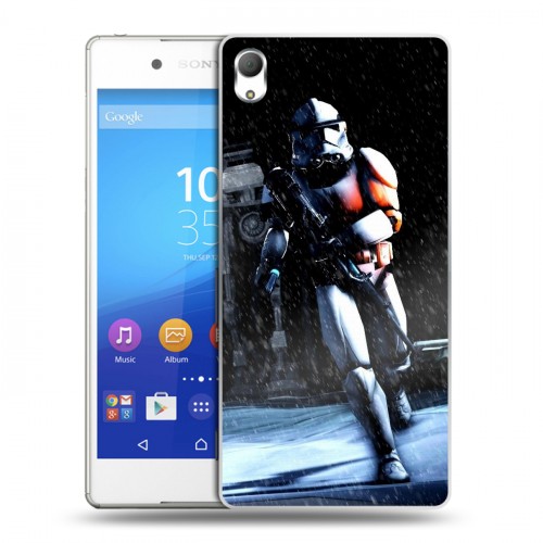 Дизайнерский пластиковый чехол для Sony Xperia Z3+ Star Wars Battlefront