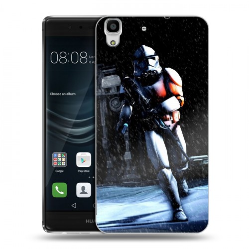 Дизайнерский пластиковый чехол для Huawei Y6II Star Wars Battlefront