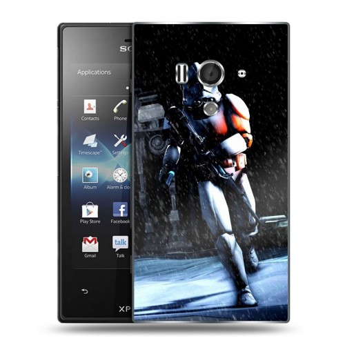 Дизайнерский пластиковый чехол для Sony Xperia acro S Star Wars Battlefront