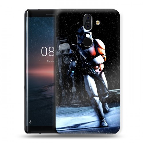 Дизайнерский пластиковый чехол для Nokia 8 Sirocco Star Wars Battlefront