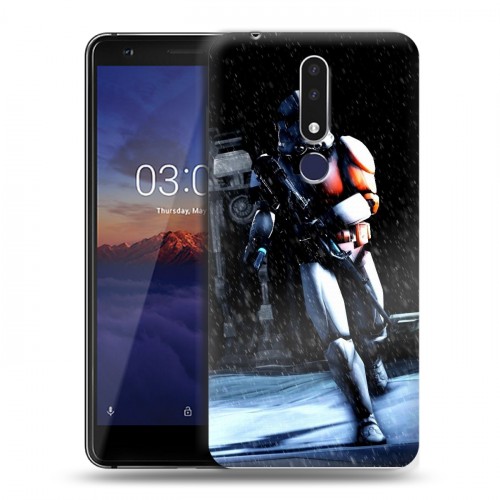 Дизайнерский силиконовый чехол для Nokia 3.1 Plus Star Wars Battlefront