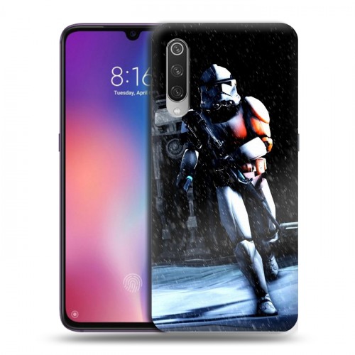 Дизайнерский силиконовый с усиленными углами чехол для Xiaomi Mi9 Star Wars Battlefront