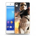 Дизайнерский пластиковый чехол для Sony Xperia Z3+ Star Wars Battlefront