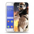 Дизайнерский пластиковый чехол для Samsung Galaxy J7 Star Wars Battlefront