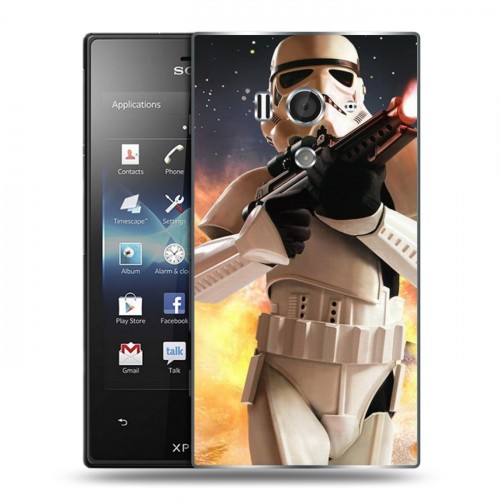 Дизайнерский пластиковый чехол для Sony Xperia acro S Star Wars Battlefront