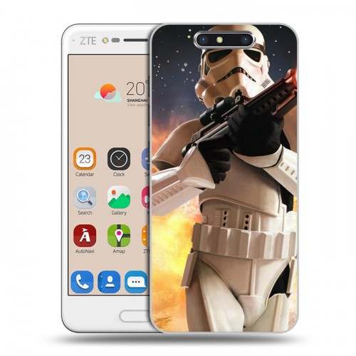 Дизайнерский пластиковый чехол для ZTE Blade V8 Star Wars Battlefront