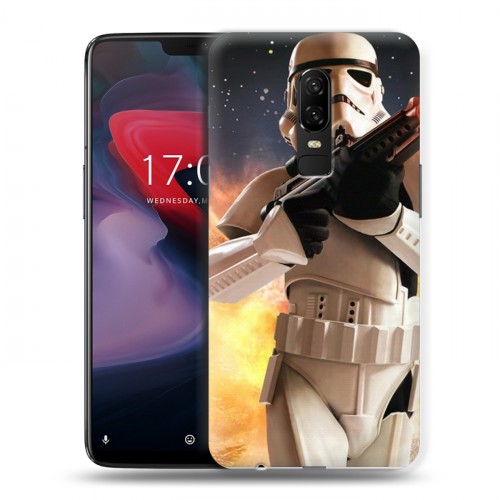 Дизайнерский пластиковый чехол для OnePlus 6 Star Wars Battlefront