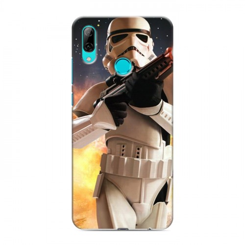 Дизайнерский пластиковый чехол для Huawei P Smart (2019) Star Wars Battlefront