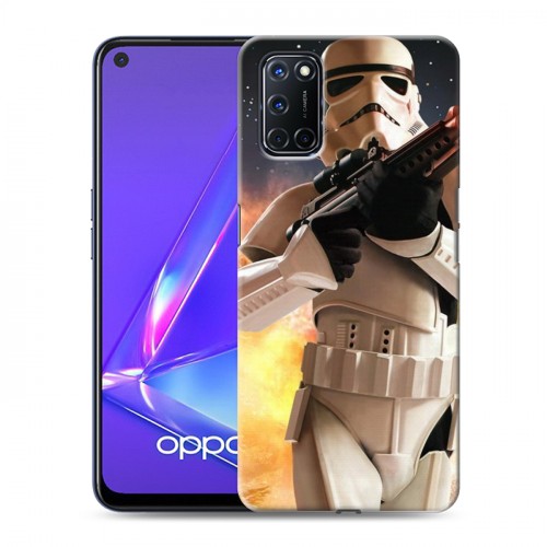 Дизайнерский пластиковый чехол для OPPO A52 Star Wars Battlefront