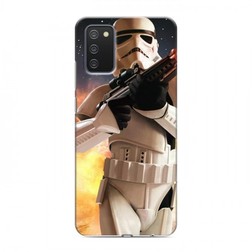 Дизайнерский пластиковый чехол для Samsung Galaxy A02s Star Wars Battlefront