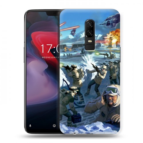 Дизайнерский пластиковый чехол для OnePlus 6 Star Wars Battlefront