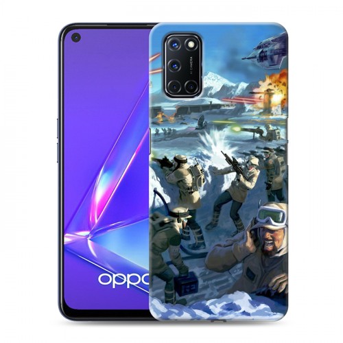 Дизайнерский пластиковый чехол для OPPO A52 Star Wars Battlefront