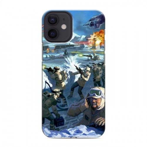 Дизайнерский пластиковый чехол для Iphone 12 Mini Star Wars Battlefront