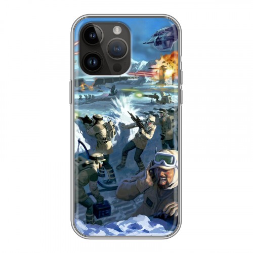 Дизайнерский силиконовый чехол для Iphone 14 Pro Max Star Wars Battlefront