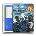 Дизайнерский силиконовый чехол для Samsung Galaxy Tab 4 10.1 Star Wars Battlefront