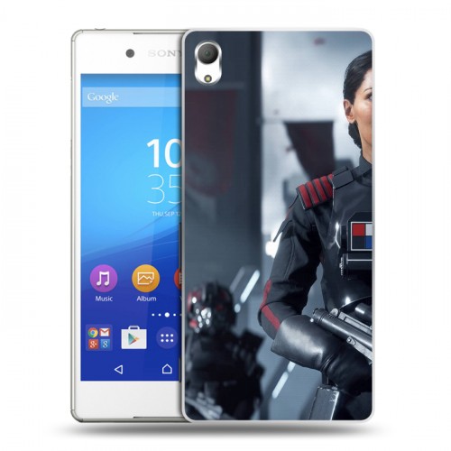 Дизайнерский пластиковый чехол для Sony Xperia Z3+ Star Wars Battlefront