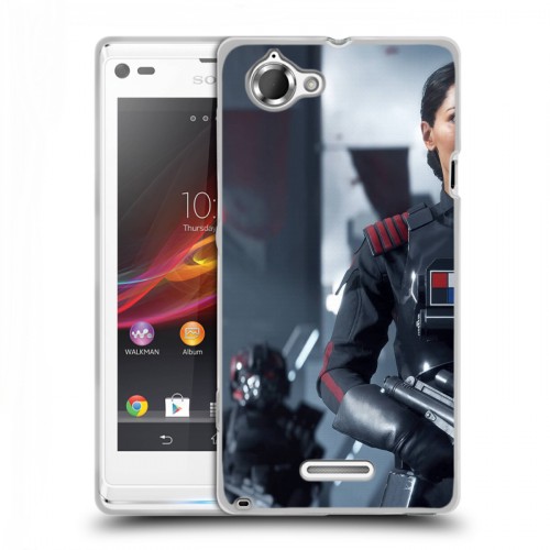 Дизайнерский пластиковый чехол для Sony Xperia L Star Wars Battlefront