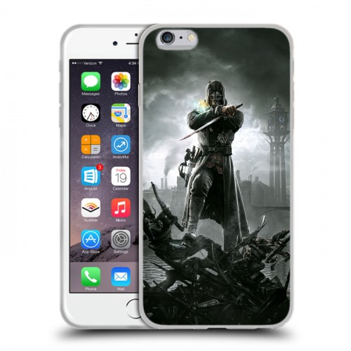 Дизайнерский силиконовый чехол для Iphone 6 Plus/6s Plus Dishonored 2