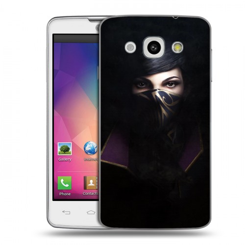 Дизайнерский пластиковый чехол для LG L60 Dishonored 2