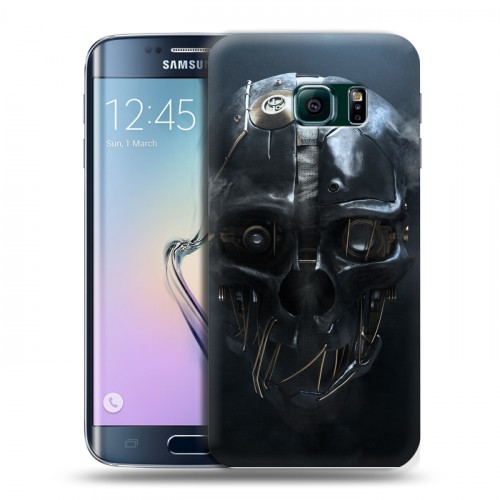 Дизайнерский пластиковый чехол для Samsung Galaxy S6 Edge Dishonored 2
