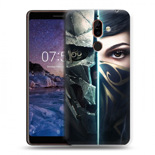 Дизайнерский пластиковый чехол для Nokia 7 Plus Dishonored 2