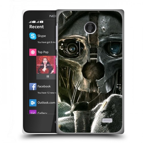 Дизайнерский пластиковый чехол для Nokia X Dishonored 2