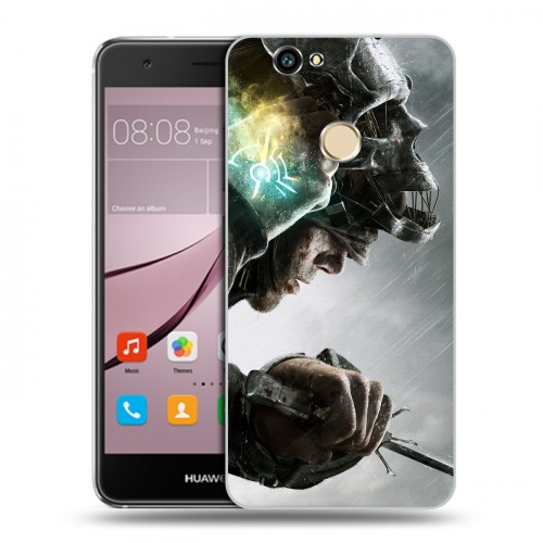Дизайнерский силиконовый с усиленными углами чехол для Huawei Nova Dishonored 2