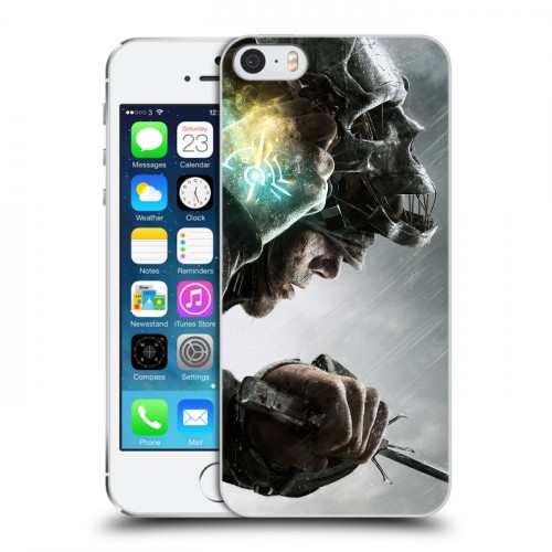 Дизайнерский пластиковый чехол для Iphone 5s Dishonored 2