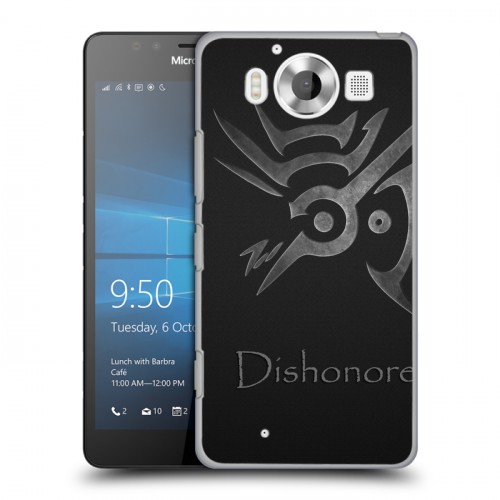 Дизайнерский пластиковый чехол для Microsoft Lumia 950 Dishonored 2