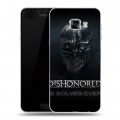 Дизайнерский пластиковый чехол для Samsung Galaxy C5 Dishonored 