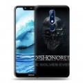 Дизайнерский пластиковый чехол для Nokia 5.1 Plus Dishonored 