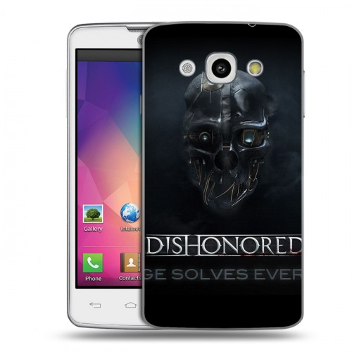 Дизайнерский пластиковый чехол для LG L60 Dishonored 