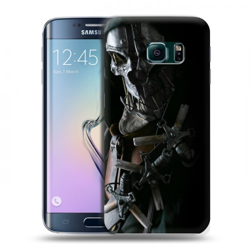 Дизайнерский пластиковый чехол для Samsung Galaxy S6 Edge Dishonored 