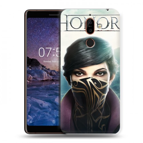 Дизайнерский пластиковый чехол для Nokia 7 Plus Dishonored 