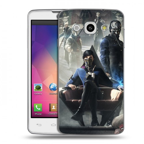 Дизайнерский пластиковый чехол для LG L60 Dishonored 