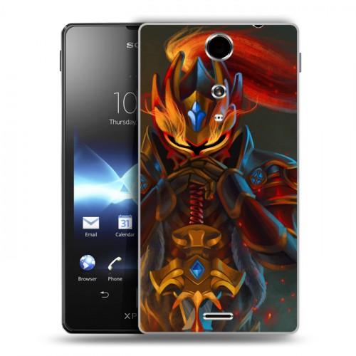 Дизайнерский пластиковый чехол для Sony Xperia TX Dota 2