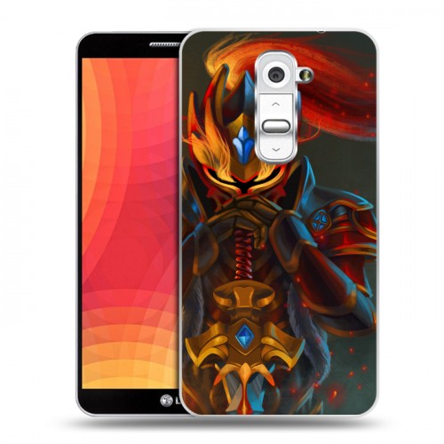 Дизайнерский пластиковый чехол для LG Optimus G2 Dota 2