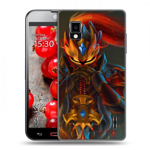 Дизайнерский пластиковый чехол для LG Optimus G Dota 2