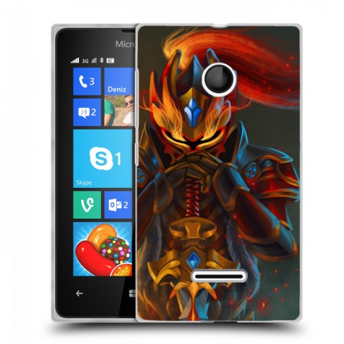 Дизайнерский пластиковый чехол для Microsoft Lumia 435 Dota 2